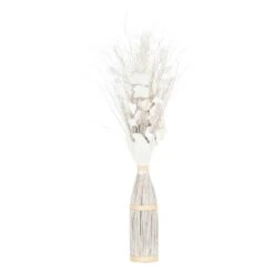 ATMOSPHERA Fagot De Fleurs Et Tiges Séchées Blanc Et Naturel D. 40 X H. 150 Cm -Emerald Soldes 057c2b82e1857978