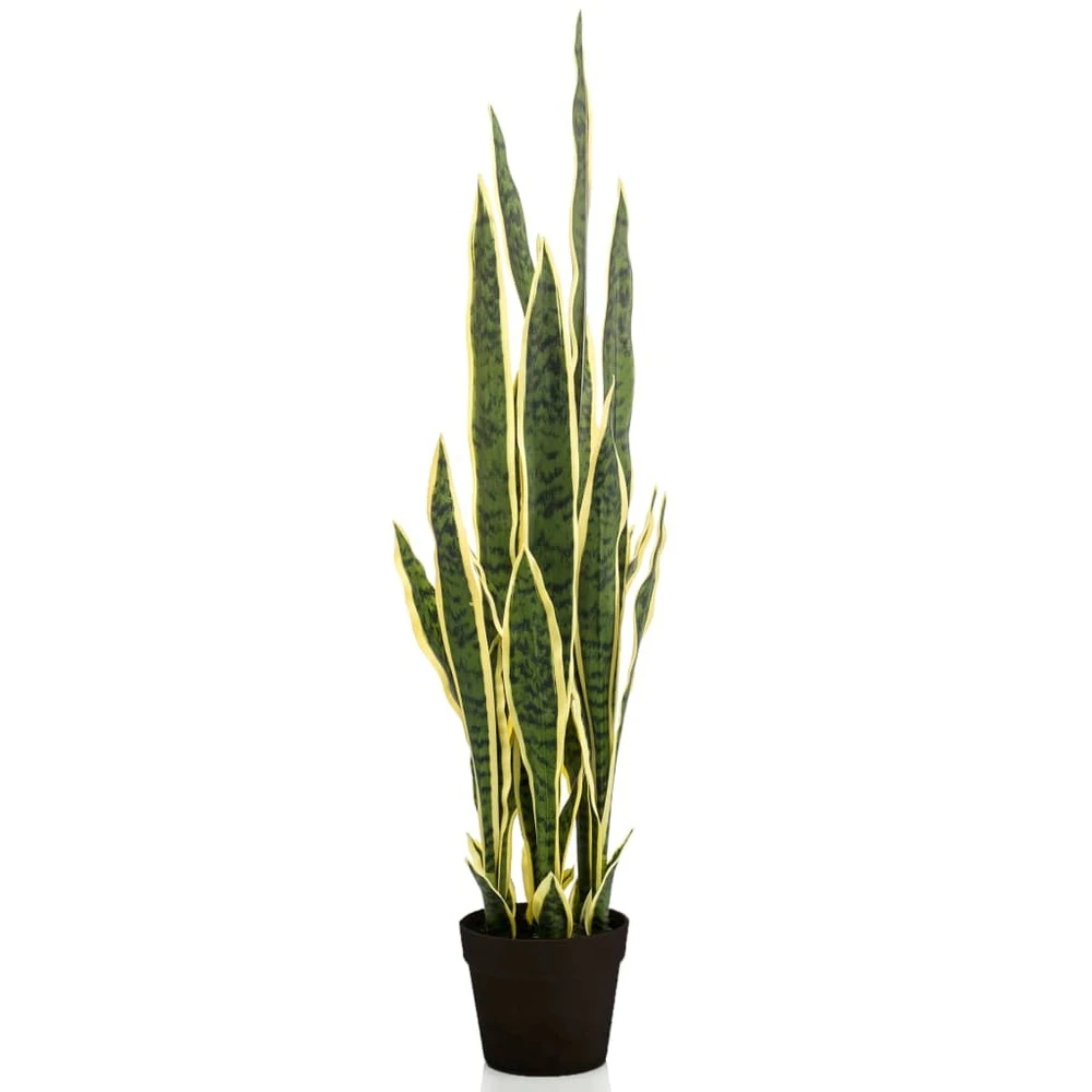 Emerald Plante Artificielle Sanseveria En Pot En Plastique 97 Cm 1 Emerald Plante Artificielle Sanseveria En Pot En Plastique 97 Cm