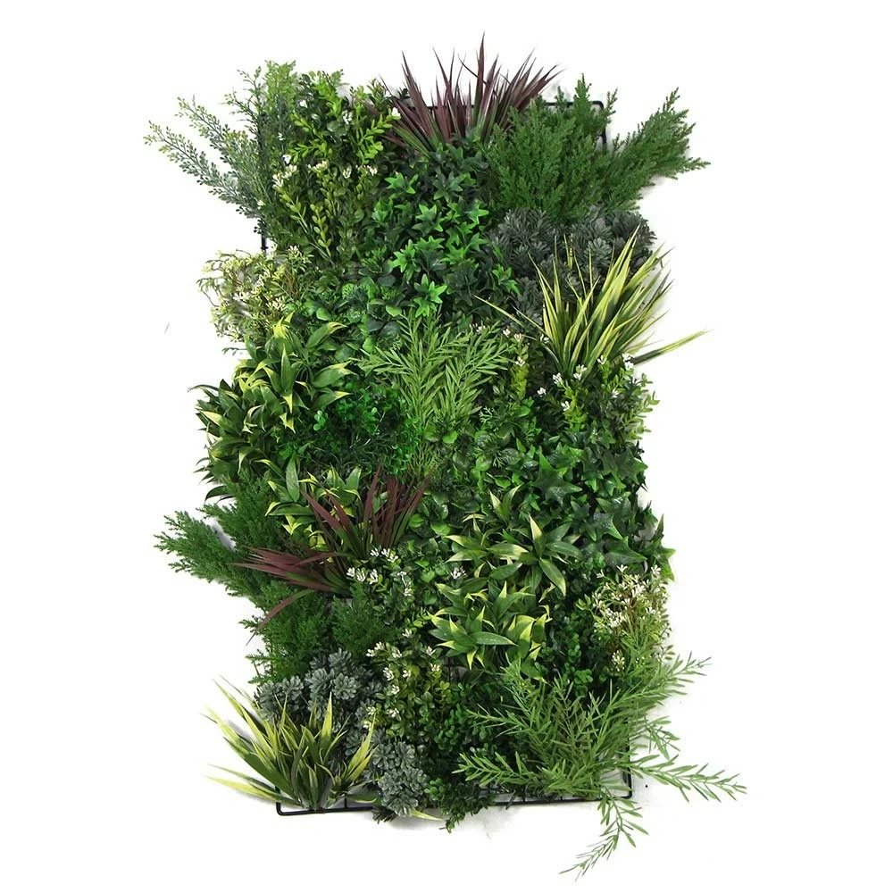 Mur Végétal Artificiel Premium City 2 - 12 Plantes - 1m X 1m 1 Mur Végétal Artificiel Premium City 2 - 12 Plantes - 1m X 1m
