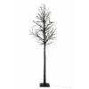 Arbre Nu + 150 Leds Blanc Chaud + Adaptateur Fil De 3m Paillettes Noir Extra Large 300cm