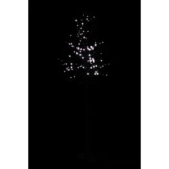 Arbre Nu + 150 Leds Blanc Chaud + Adaptateur Fil De 3m Paillettes Noir Extra Large 300cm -Emerald Soldes 63c5942f8d7063.75092944