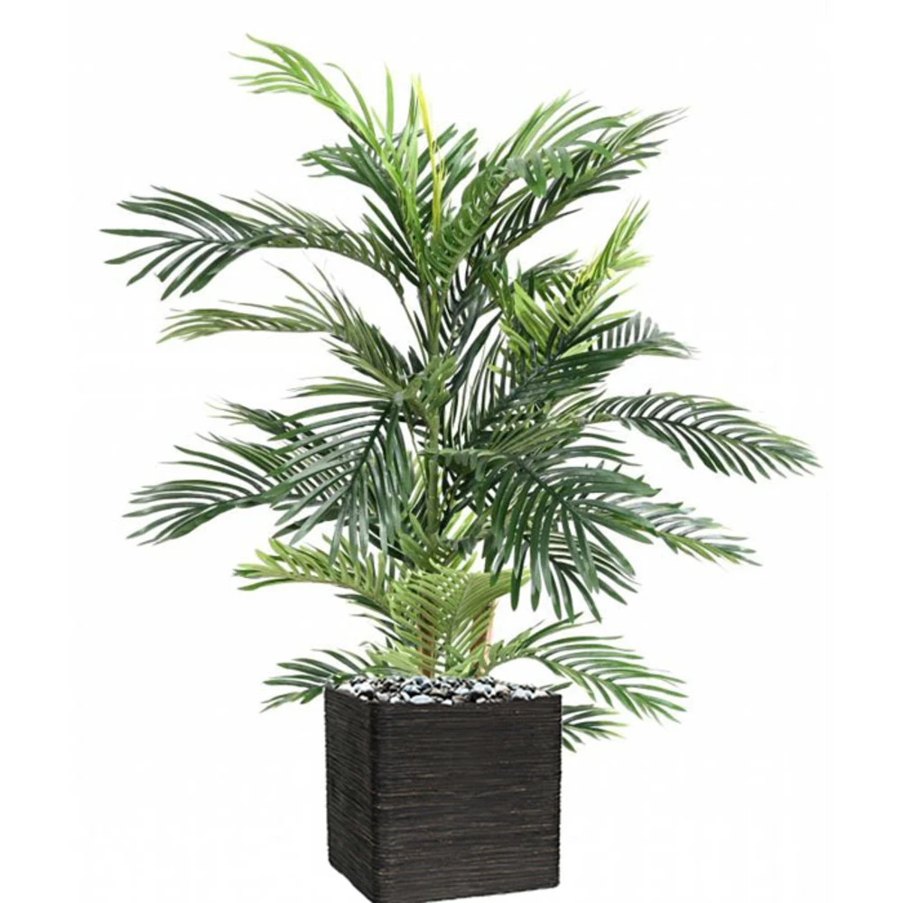 Joli Palmier Areca Artificiel En Pot Multitroncs H 85 Cm Vert - Choisissez Votre 1 Joli Palmier Areca Artificiel En Pot Multitroncs H 85 Cm Vert - Choisissez Votre