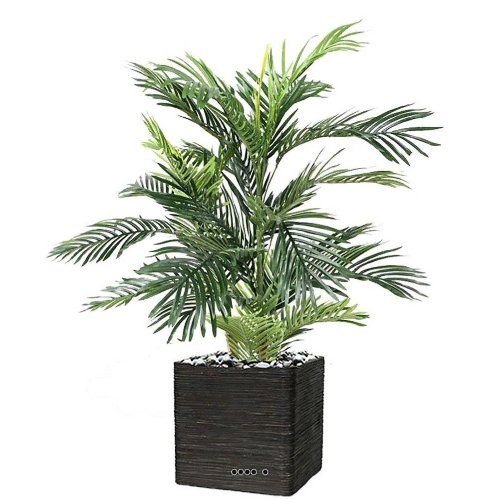 Joli Palmier Areca Artificiel En Pot Multitroncs H 85 Cm Vert - Choisissez Votre 2 Joli Palmier Areca Artificiel En Pot Multitroncs H 85 Cm Vert - Choisissez Votre – Image 2