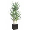 Yucca Artificiel Multitroncs En Pot H 150 Cm Feuillage Plastique
