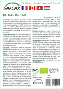 Kit De Culture - Bio - Radis - Cherry Bell - 100 Graines - Raphanus Sativus 9 Kit De Culture - Bio - Radis - Cherry Bell - 100 Graines - Raphanus Sativus -Emerald Soldes 640641a64fa233.87382338