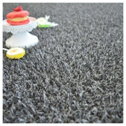 Gazon Synthétique Happy Party - Couleur Gris Foncé - Classé Feu - 20mm - 2m X 4m