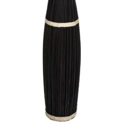 ATMOSPHERA Fagot De Fleurs Et Tiges Séchées Blanc Et Noir D. 40 X H. 150 Cm -Emerald Soldes 648229d61a4317.28855652