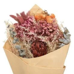 ATMOSPHERA Bouquet De Fleurs Séchées D. 20 X H. 50 Cm -Emerald Soldes 648229d7a06d73.50827887