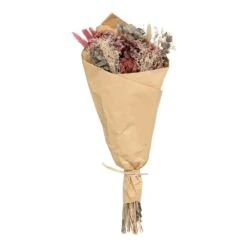 ATMOSPHERA Bouquet De Fleurs Séchées D. 20 X H. 50 Cm -Emerald Soldes 648229d7a85f72.26979938