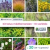 Kit Talus Méditerranéen - 10 Variétés - Lot De 30 Plants En Godet