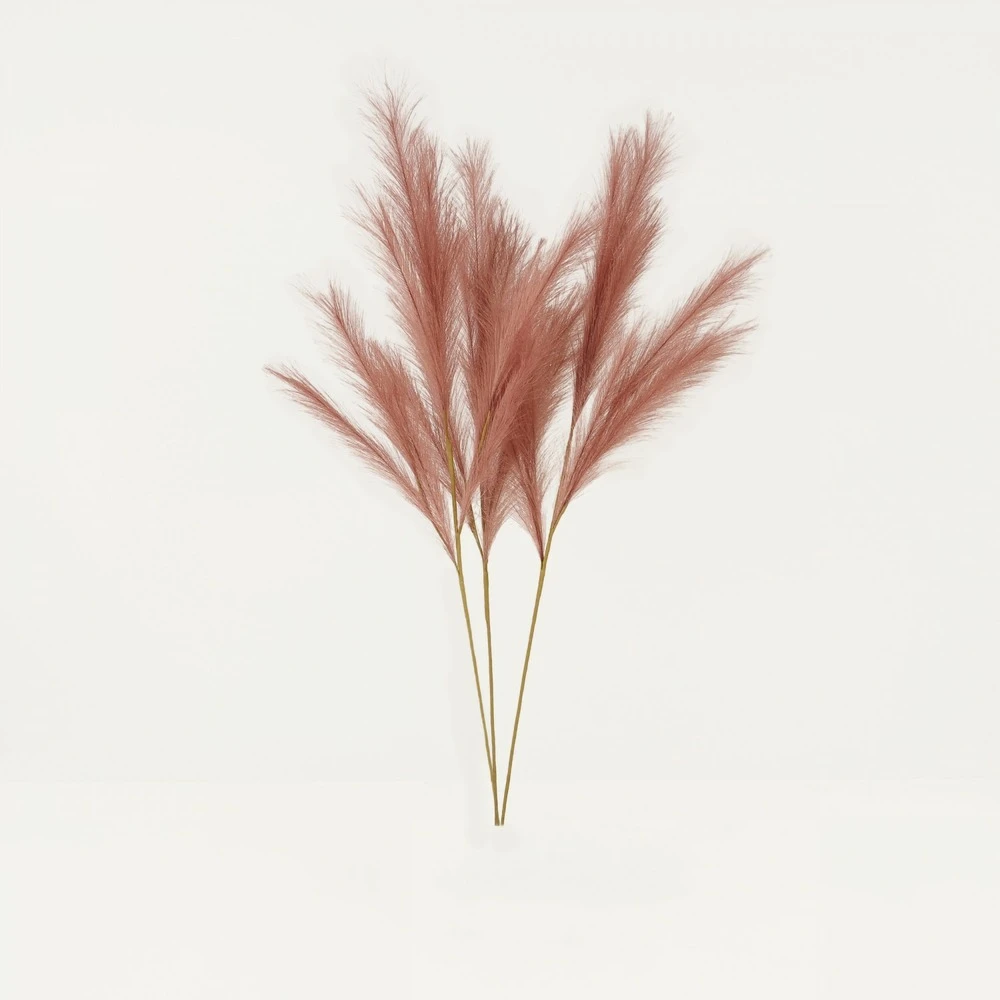 Plumeau Artificiel Terracotta 110cm Lot De 3 1 Plumeau Artificiel Terracotta 110cm Lot De 3