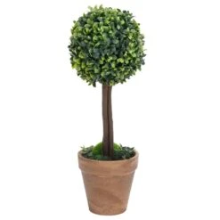 VIDAXL Plantes De Buis Artificiel 2 Pcs Avec Pots Boule Vert 56 Cm 8 VIDAXL Plantes De Buis Artificiel 2 Pcs Avec Pots Boule Vert 56 Cm -Emerald Soldes b67dd0be05d228be
