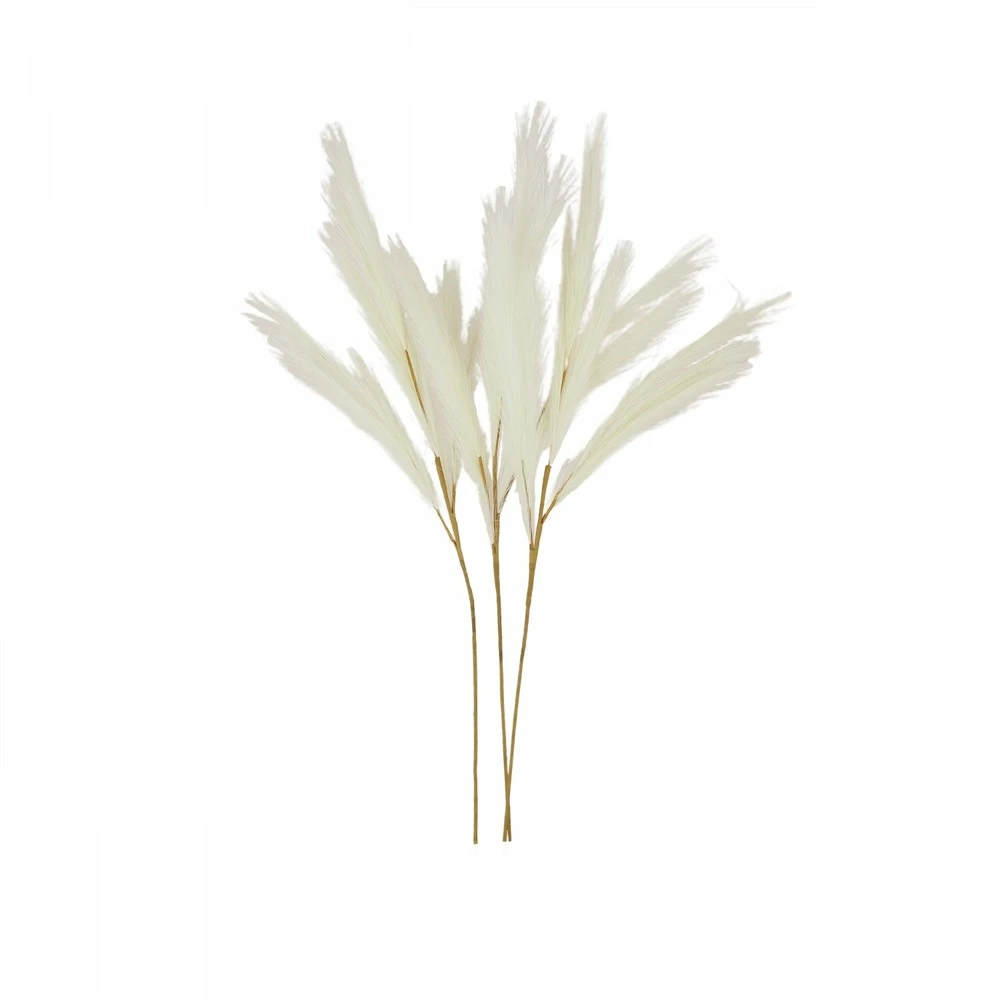 Plumeau Artificiel Crème 110cm Lot De 3 2 Plumeau Artificiel Crème 110cm Lot De 3 – Image 2