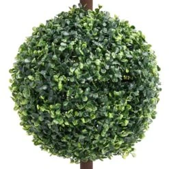 VIDAXL Plante De Buis Artificiel Avec Pot Forme De Boule Vert 118 Cm -Emerald Soldes df7538e08f9d69a3